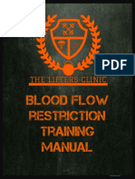 Blood Flow Restriction Training Manual: (Type The Company Name) - Error! No Text of Specified Style in Document. 0