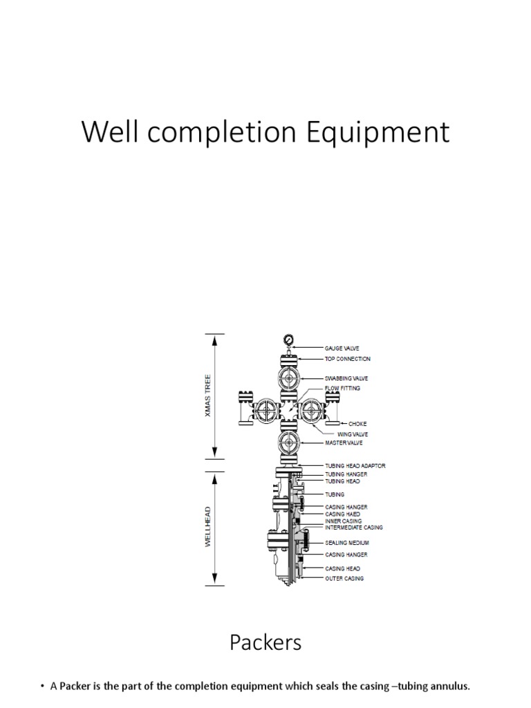 Well Completion Equipment Overview | PDF | Casing (Borehole) | Valve