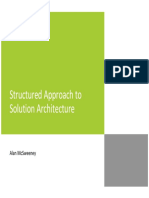 Structured Approach To Solution Architecture: Alan Mcsweeney