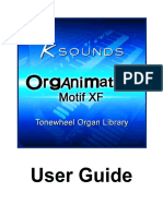 Organimation XF User Guide
