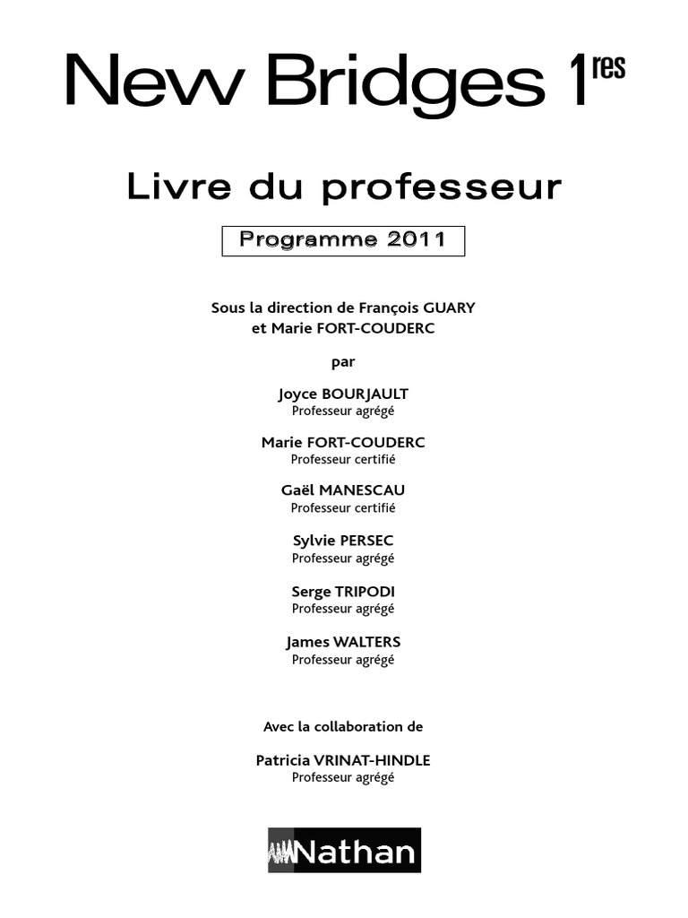 Le Labo De Grammaire Nathan Correction Nathan 1 Ers 2011 Corrigesmanuelslycee | PDF | Communication | Semiotics