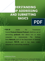 TCP/IP ADDRESSING AND SUBNETTING BASICS