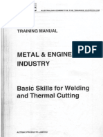 Basic Skills For Welding and Thermal Cutting