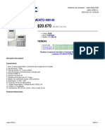 ARTILEC 02200 Alarmas Centrales Portman Central Departamento Hm140