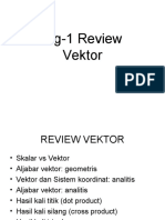 Minggu 1 - Review Vektor