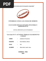 Actividad #07 - Actividad Trabajo Colaborativo - I Unidad