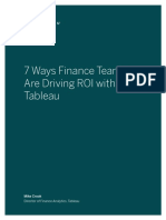 7 Ways Finance Teams Drive ROI with Tableau Reporting