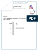 Construcción de Un Barrilete Romboidal