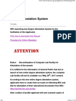 Degree Attestation System