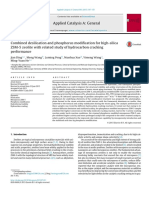 Combined Desilication and Phosphorus Modification For High-Silica ZSM-5 Zeolite With Related Study of Hydrocarbon Cracking Performance