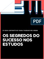 Os Segredos Do Sucesso Nos Estudos - Estudo ENEM