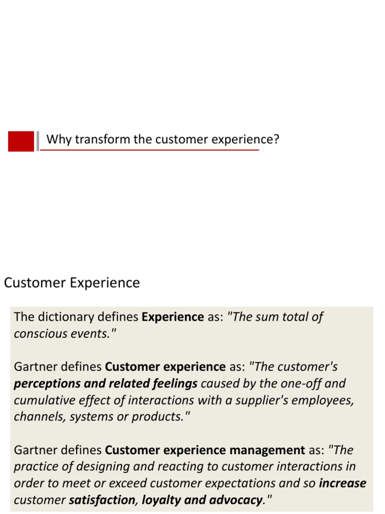 Enhancing Customer Experience Impact | PDF | Customer Satisfaction ...