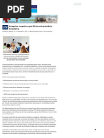 Pesquisa mapeia o perfil do universitário brasileiro _ Carta de Notícias