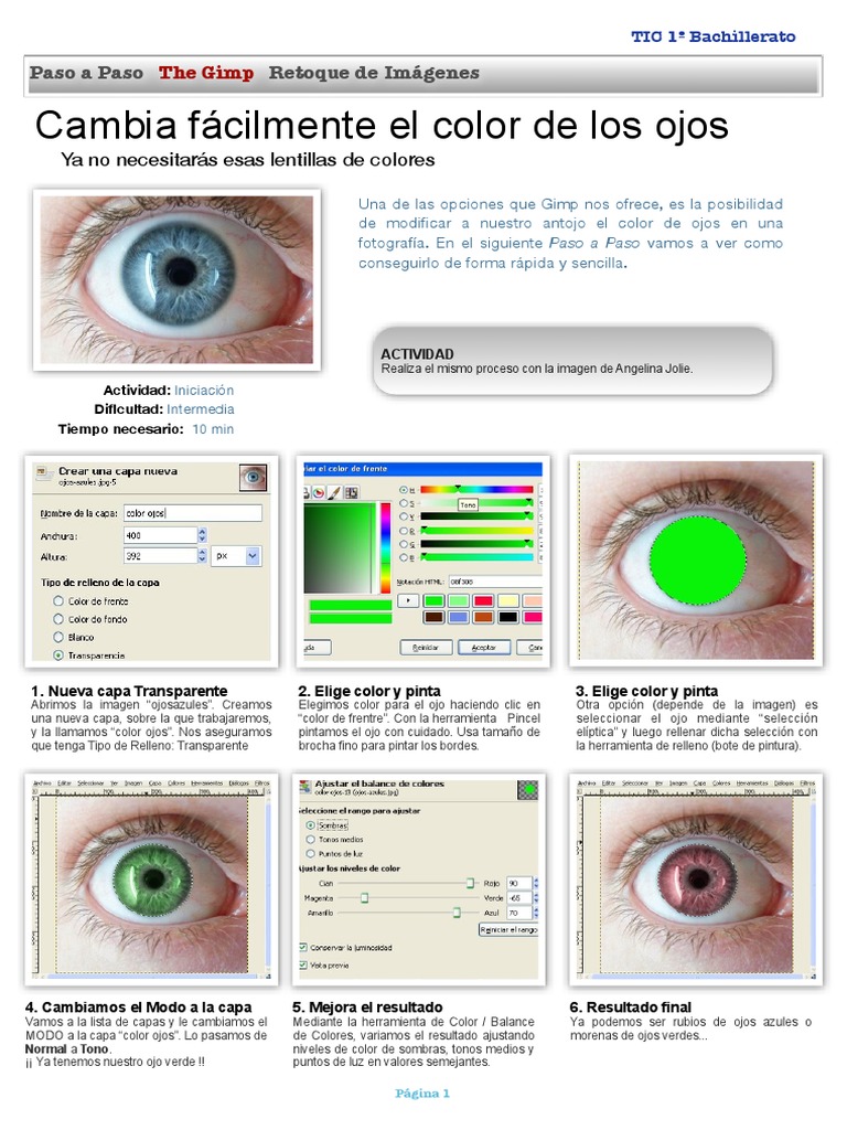 Cambiar El Color de Ojos | PDF | Crecimiento personal y profesional