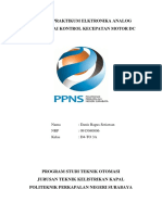 Laporan PWM Sebagai Kontrol Kecepatan Motor DC PDF