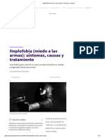 Hoplofobia (Miedo A Las Armas) - Síntomas y Causas PDF