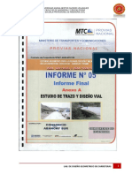 354611798 Trabajo Encargado n 2 Informe Tecnico de Diseno Geometrico de Carreteras PDF