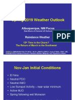 Spring 2019 Outlook