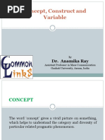 Concept Construct and Variable