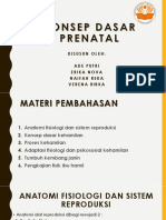 Konsep Dasar Prenatal Maternitas