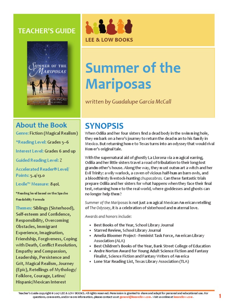 essay about summer of mariposas