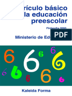 Curriculo Bc3a1sico para La Educacic3b3n Preescolar Finlandia 2000 PDF