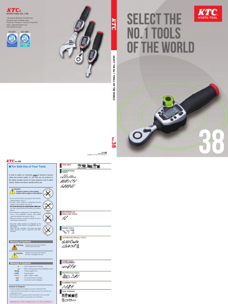KTC Tools Catalog | PDF | Manufactured Goods | Mechanical Engineering KTC Tools Catalog | PDF | Manufactured Goods | Mechanical Engineering