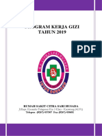 Jadwal Dinas Instalasi Gizi Februari 2019