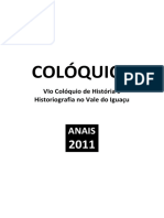 Revista Colóquios 2011