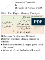 MT M1 Fadhail (Keutamaan) Dakwah