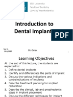 Introduction To Dental Implants 2017 PDF