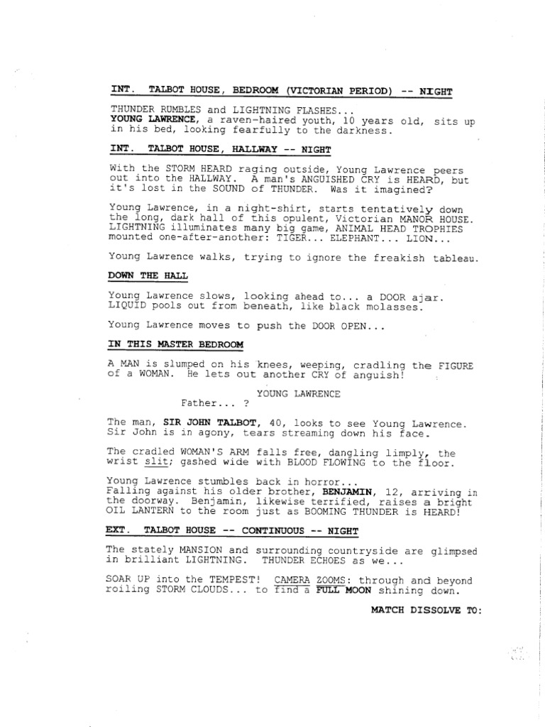 The Wolfman PDF PDF