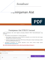 Sosialisasi Peminjaman Alat