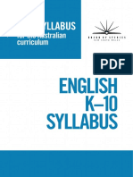 English k-10 Syllabus