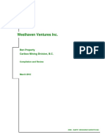 Ben Project - West Haven Ventures Inc (March 2012)