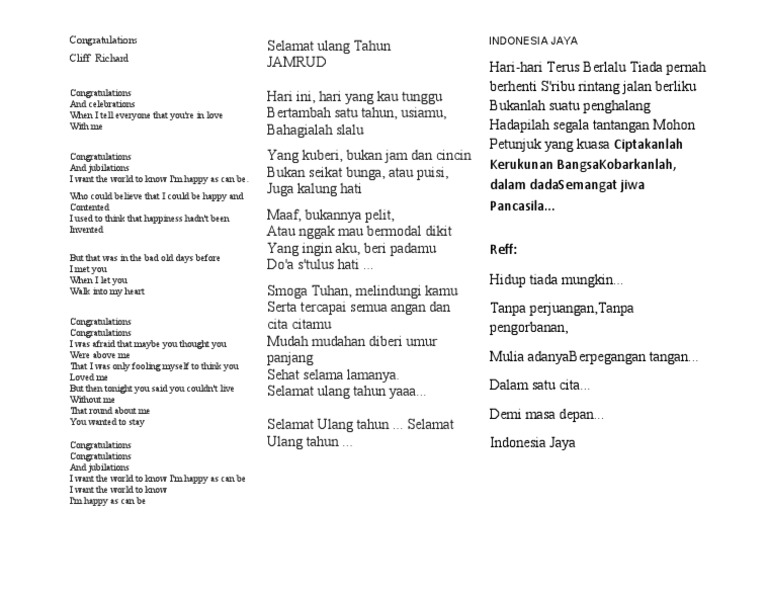 Hari Ini Hari Yang Kau Tunggu Bertambah Usiamu ~ Bermakna Bijak