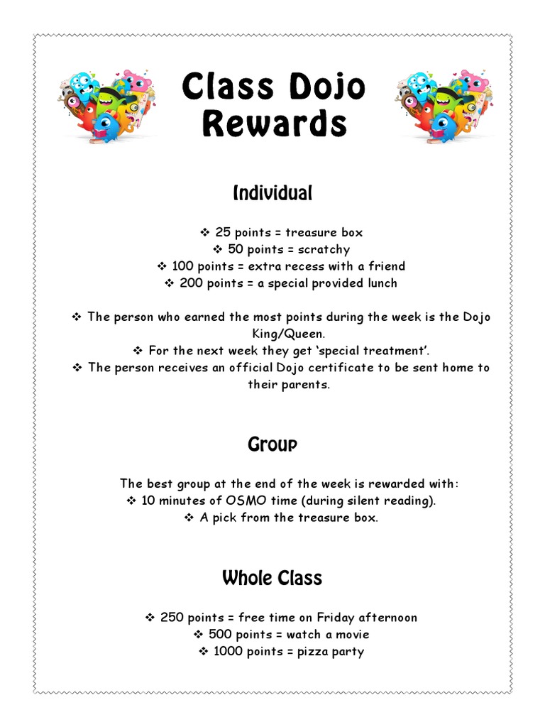 class dojo rewards | pdf