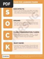 Pharm 1.31 SOCK Method For Learning Pharm 1