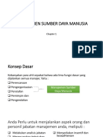 Chapter 1 - Konsep Dasar Dan Fungsi Operasional MSDM Perencanaan SDM Dan Analisis Jawaban