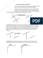 Comenzi Pentru Modificări Geometrice