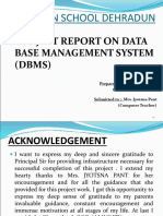 DBMS Project Report
