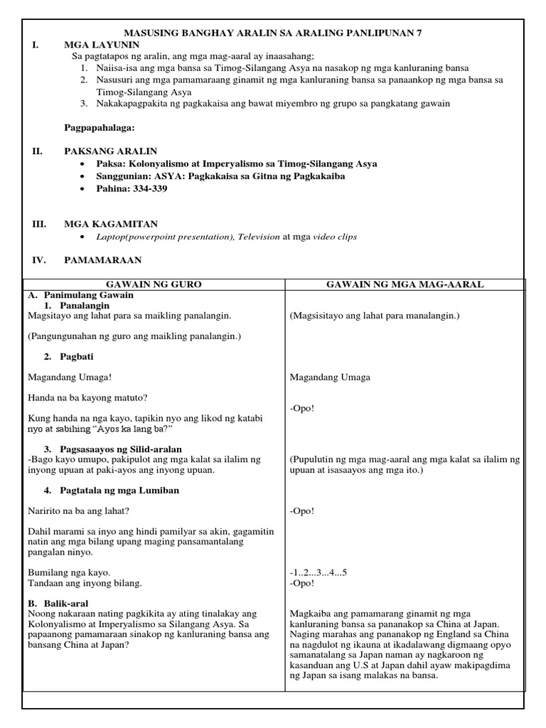 Timog-Silangang Asya LP | PDF