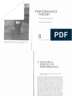 Schechner - Performance Theory