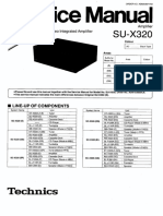 Technics Su-X320 Parts