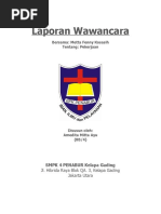 Download Laporan Wawancara by Amelia Mitta Sari SN39937439 doc pdf