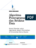 Modul Algoritma Dan Struktur Data