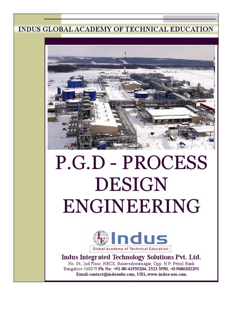 Indus Pgd Process Design Engineering Pdf Process Engineering