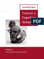 Leonard Talmy - Concept Structuring Systems (Toward A Cognitive Semantics, Vol. 1) (2000) PDF