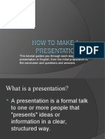 Making Presentations