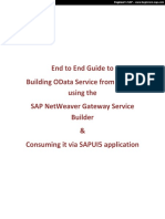 End To End OData Service SAPUI5 Application PDF